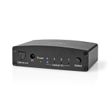 Adioumschaltbox Digital 4x Toslink inkl. Netzteil