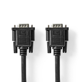 VGA Kabel 15p.St-Bu. 20m mit Entstör-Ferrit schwarz