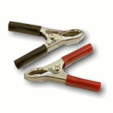 Krokoklemmen 75mm 30A rot/schwarz Paar