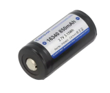 Akku 16340 LI-Ion 3,6V 850mAh (CR123) 16,8x35,7mm
