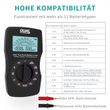 Batterietester QUATPOWER Spannung Prozent Innenwiderstand