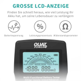 Batterietester QUATPOWER Spannung Prozent Innenwiderstand