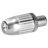 Koax Stecker gerade hochgeschirmt Klasse-A AXING