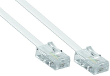 Modularkabel 2m 6/4 weissRJ11/RJ11