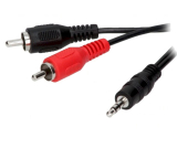 Cinchkabel 2xCinchst ->1xKlinkenst. 3,5mm 5m