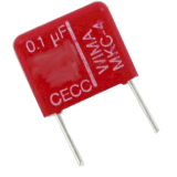 0,1uF/100V RM10mm MKS-Folienkondensator