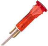 Signallampe 230V rund 10mm rot