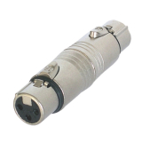 XLR  Adapter XLR-Kupplung - XLR-Kupplung  3polig