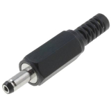 DC Stecker 4,0/1,7/10mm lötbar gelb