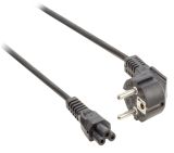 Netzkabel 1,8m Schukostecker auf IEC-Kupplung