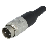 Din Kabelstecker 4 pol. mit Verschraubung