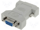 DVI    Adapter    DVI    Stecker        ->    VGA    Kupplung    15pol.