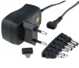 Steckernetzgerät 3-12V/DC1000mA stabilisiert