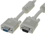 VGA Kabel 15p.St-Bu. 10m Ferrit,doppelt gesch.