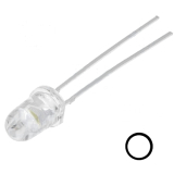 LED 5mm weiss 18000mcd 20° klar Ub 3,1V 20mA