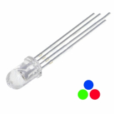 Led 5mm RGB dreifarbig 20mA 25° gemeinsame Anode