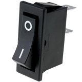 Wippschalter 1pol.EIN AUS250V/10A 30x11mm schwarz