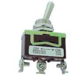 Kippschalter 1pol. EIN AUS EIN 250V/10A DM11,5