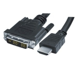 DVI auf HDMI Kabel 5,0m Stecker - Stecker 18+1