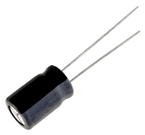 220uF/25V radial 8,5x13 ELKO 105°