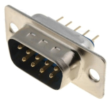Sub-D 9-polig Stecker printbar gerade