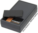 Gehäuse G01B 101x60x26mm schwarz mit Batteriefach