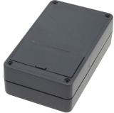 Gehäuse G02B 123x72x39mm schwarz mit Batteriefach