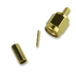 SMA Stecker RG174 crimpbar Stiftkontakt