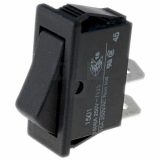 Wipptaster 1pol.EIN AUS 250V/6A 30x11mm schwarz