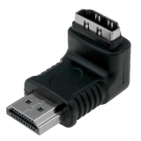 HDMI    Winkeladapter                            Stecker-Kupplung        90