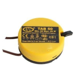 Halogentrafo 20-50VA DM 48x18mm rund