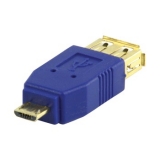 USB    Adapter    A    Buchse    ->        USB    Micro-B    Stecker    gold