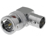 BNC Adapter 75 Ohm Winkel90° Stecker Buchse