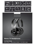 Kopfhörer stereo für TV und Musik 5m Kabel VIVANCO